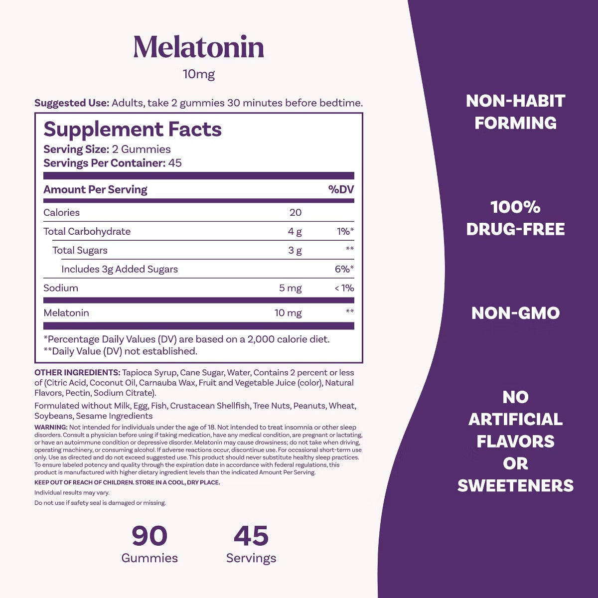 Natrol Melatonin 10mg Sleep Aid Gummies - Strawberry - 90ct