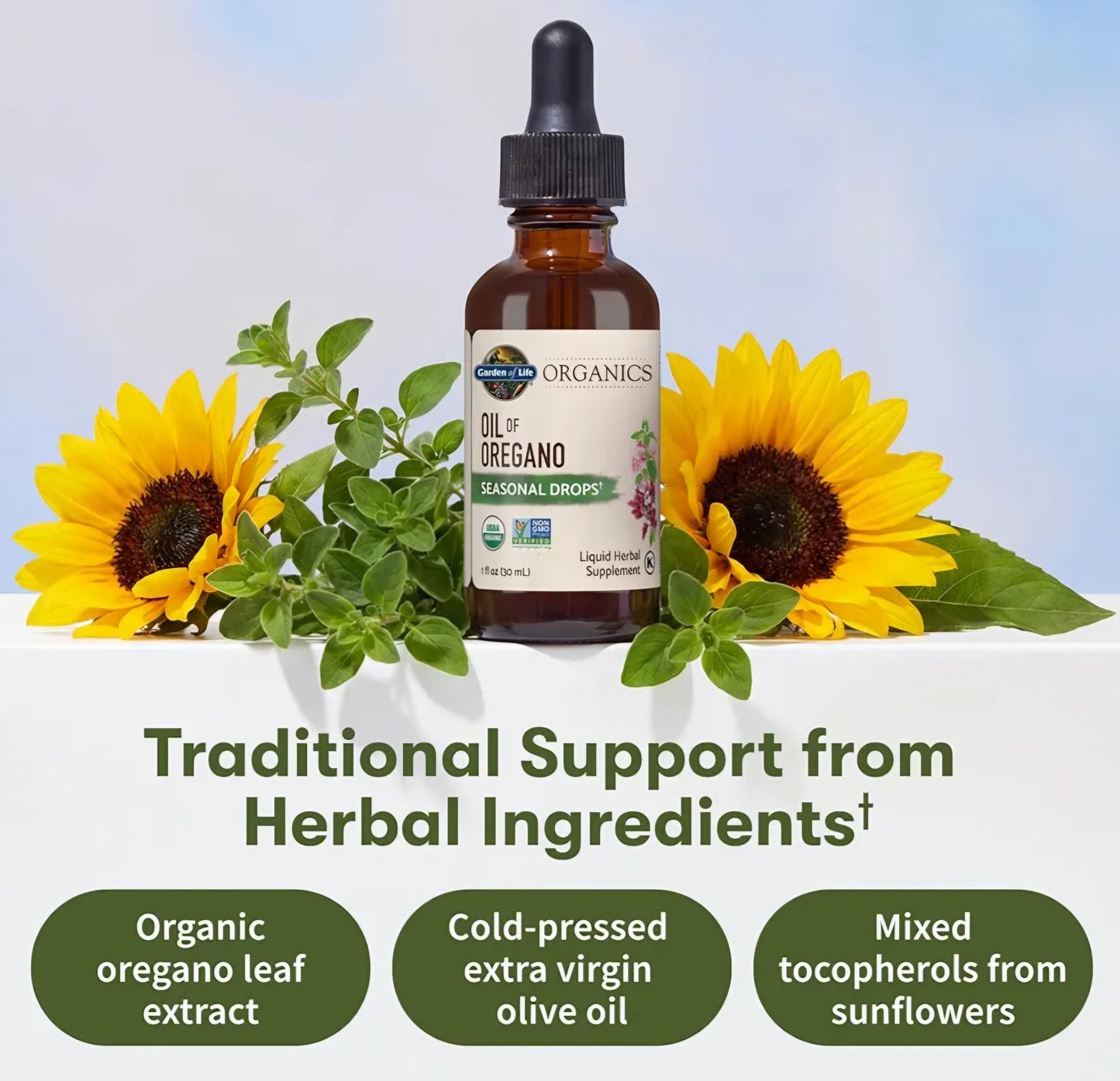 Garden of Life Organics Oil of Oregano Seasonal Drops