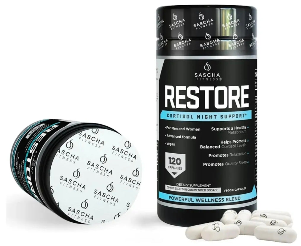 RESTORE Cortisol Night Support Sascha Fitness