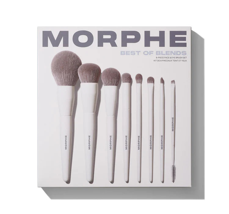 MORPHE JUEGO DE CEPILLOS FACIALES Y DE OJOS DE 8 PIEZAS BEST OF BLENDS