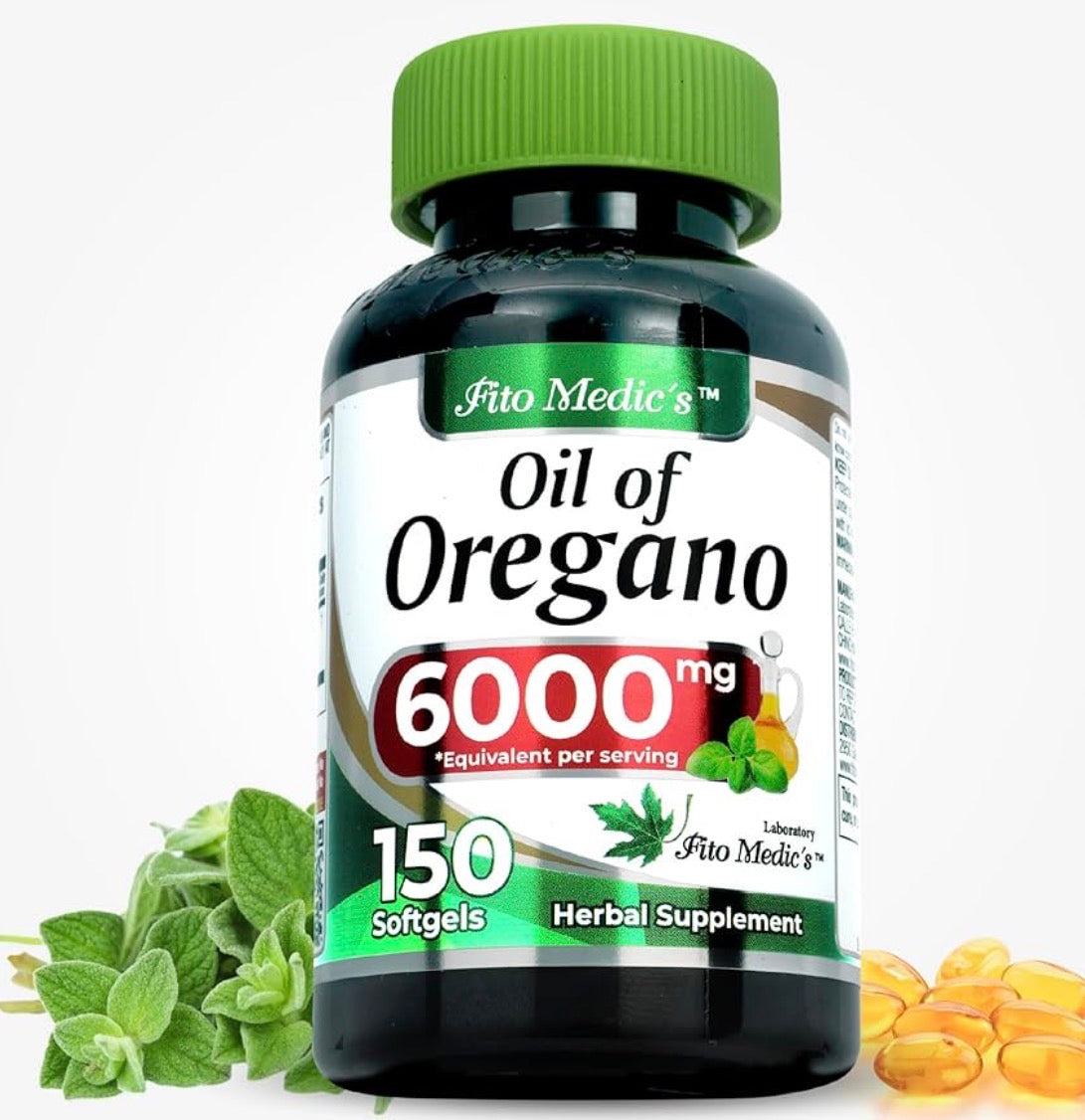 Aceite de Orégano | 150 cápsulas blandas | Aceite de orégano | Suplemento de hierbas.