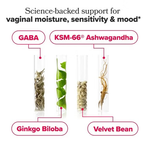 O Positiv URO - Suplemento dietético para la humedad vaginal y el estado de ánimo, que favorece la sequedad vaginal, la intimidad y la función sexual (60 unidades)