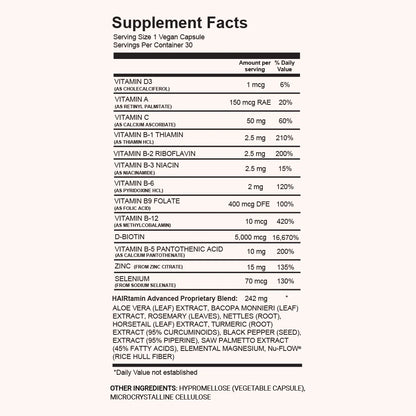 HAIRtamin Advanced Formula