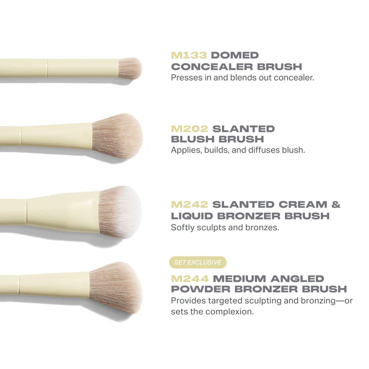 MORPHE JUEGO DE CEPILLOS FACIALES DE 4 PIEZAS BUTTERY BLENDS