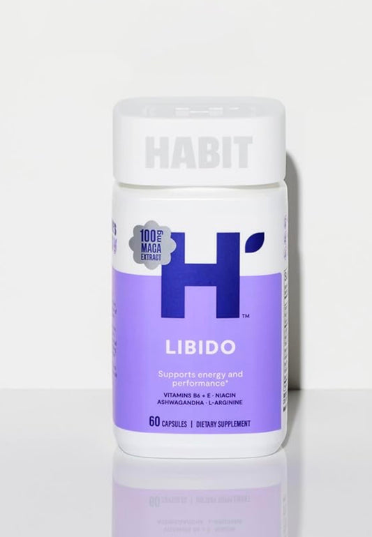 LIBIDO Mezcla afrodisíaca natural con maca, Ashwagandha L-Arginina, apoya la energía y el rendimiento, vegano, sin OMG