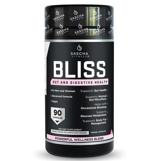 BLISS, Bliss Gut Health es el suplemento definitivo que su cuerpo anhela para un intestino sano, niveles estables de azúcar en la sangre y una mejor composición corporal.
