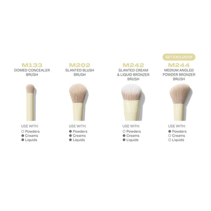 MORPHE JUEGO DE CEPILLOS FACIALES DE 4 PIEZAS BUTTERY BLENDS