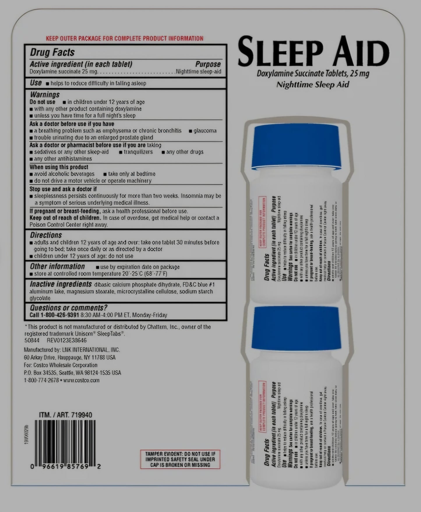 Kirkland Signature Sleep Aid