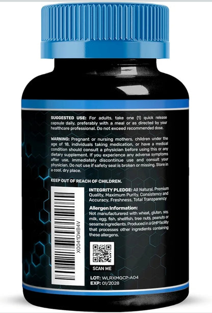 Wellness LabsRx Magnesium Glycinate 750mg