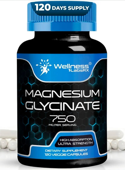 Wellness LabsRx Magnesium Glycinate 750mg