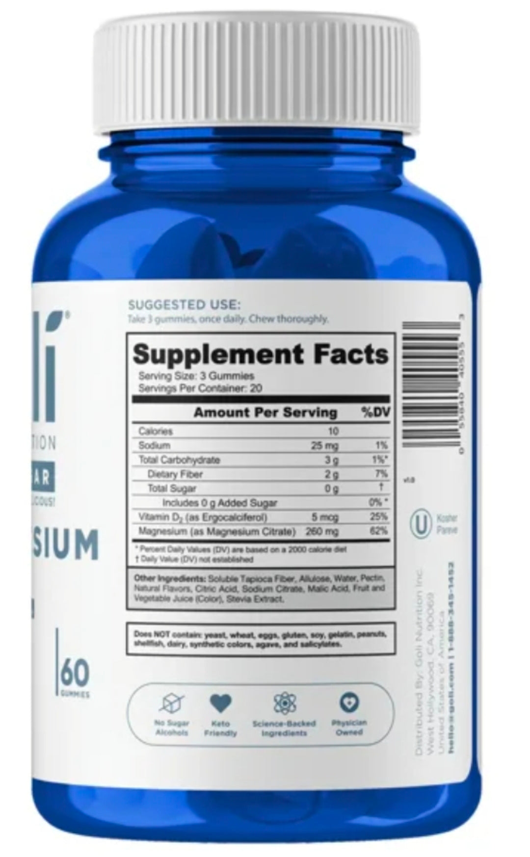 Goli Nutrition Magnesium Gummies