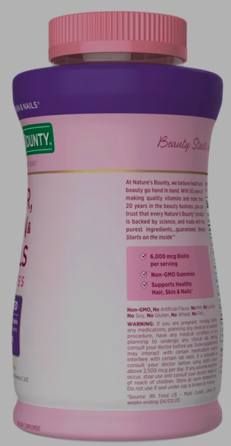 Nature's Bounty Hair, Skin & Nails Gummies