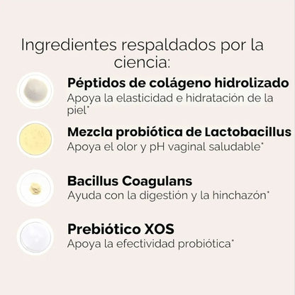 URO Women's Probiotic + Collagen Peptides Powder (O Positiv Health)