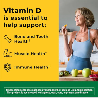 Vitamina D3 de Nature Made 1000 IU