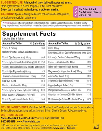 Nature Made Multi For Her (120 Tablets)