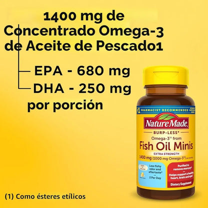 Nature Made Fish Oil Minis 1400mg