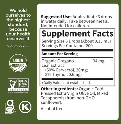 Garden of Life Organics Oil of Oregano Seasonal Drops