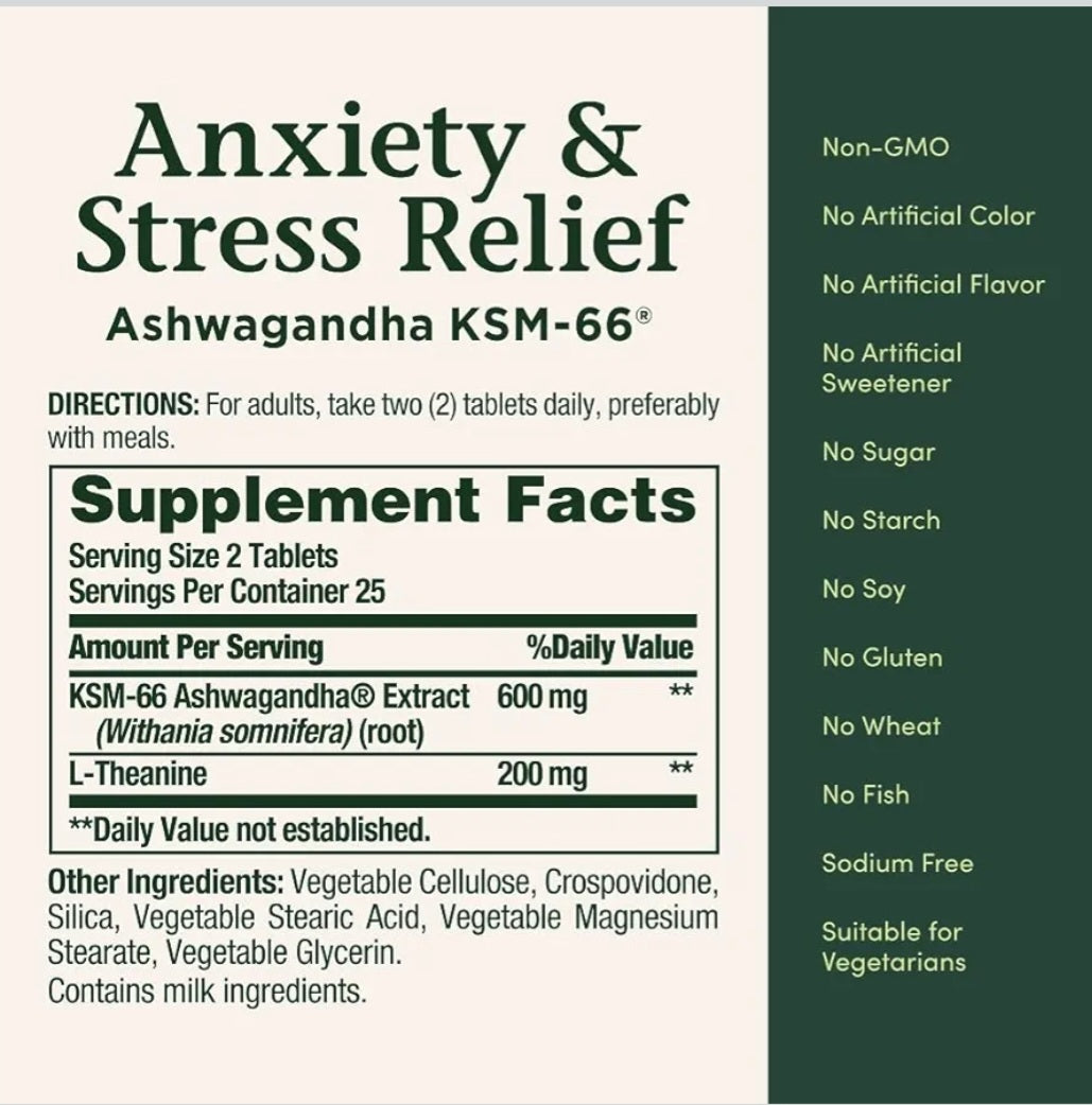 Nature's Bounty Anxiety & Stress Relief