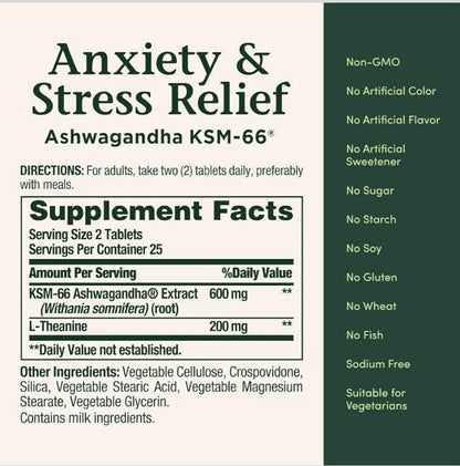 Nature's Bounty Anxiety & Stress Relief