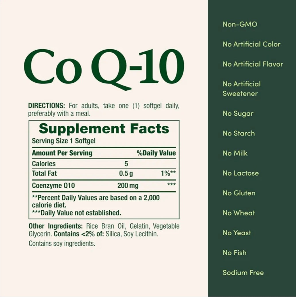 Nature's Bounty Co Q-10 200mg