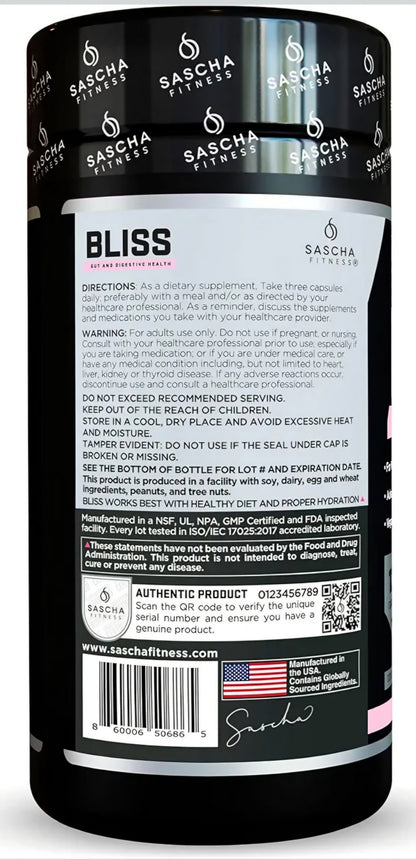 BLISS Gut And Digestive Health Sascha Fitness