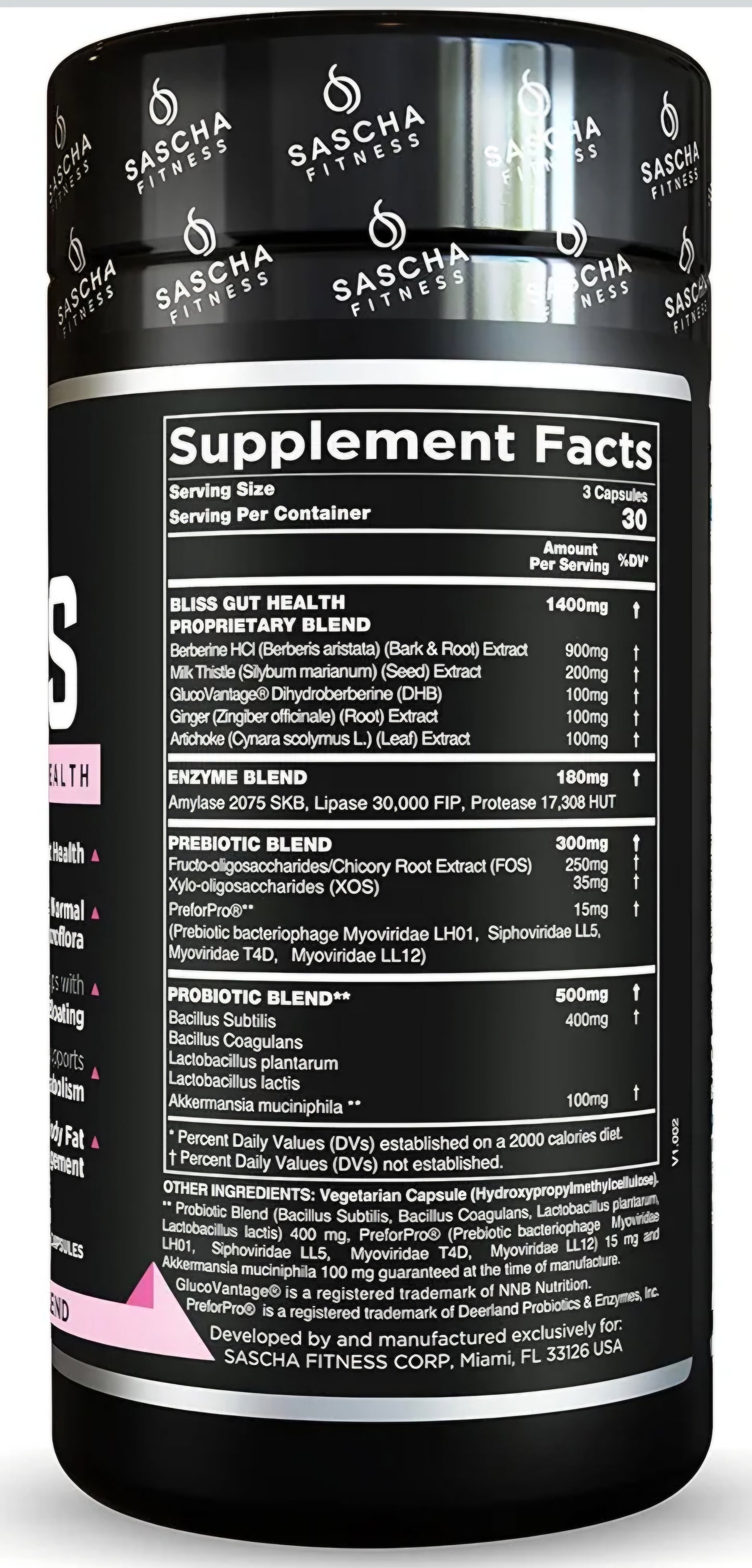 BLISS Gut And Digestive Health Sascha Fitness