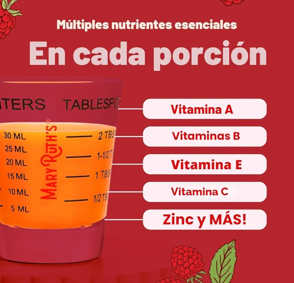 MaryRuth's Liquid Morning Multivitamin Broad Spectrum (Raspberry)