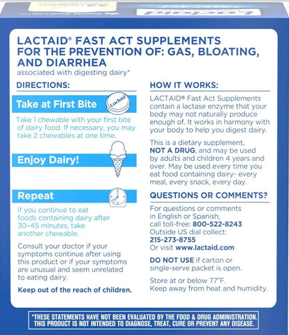 Lactaid Fast Act
